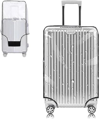 Clear PVC Suitcase Cover Protectors 20 Inch Luggage Cover for Wheeled Suitcase 20'' | Amazon (US)