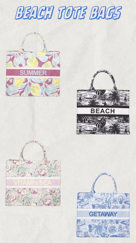 Beach tote bags

#LTKStyleTip #LTKTravel #LTKSwim