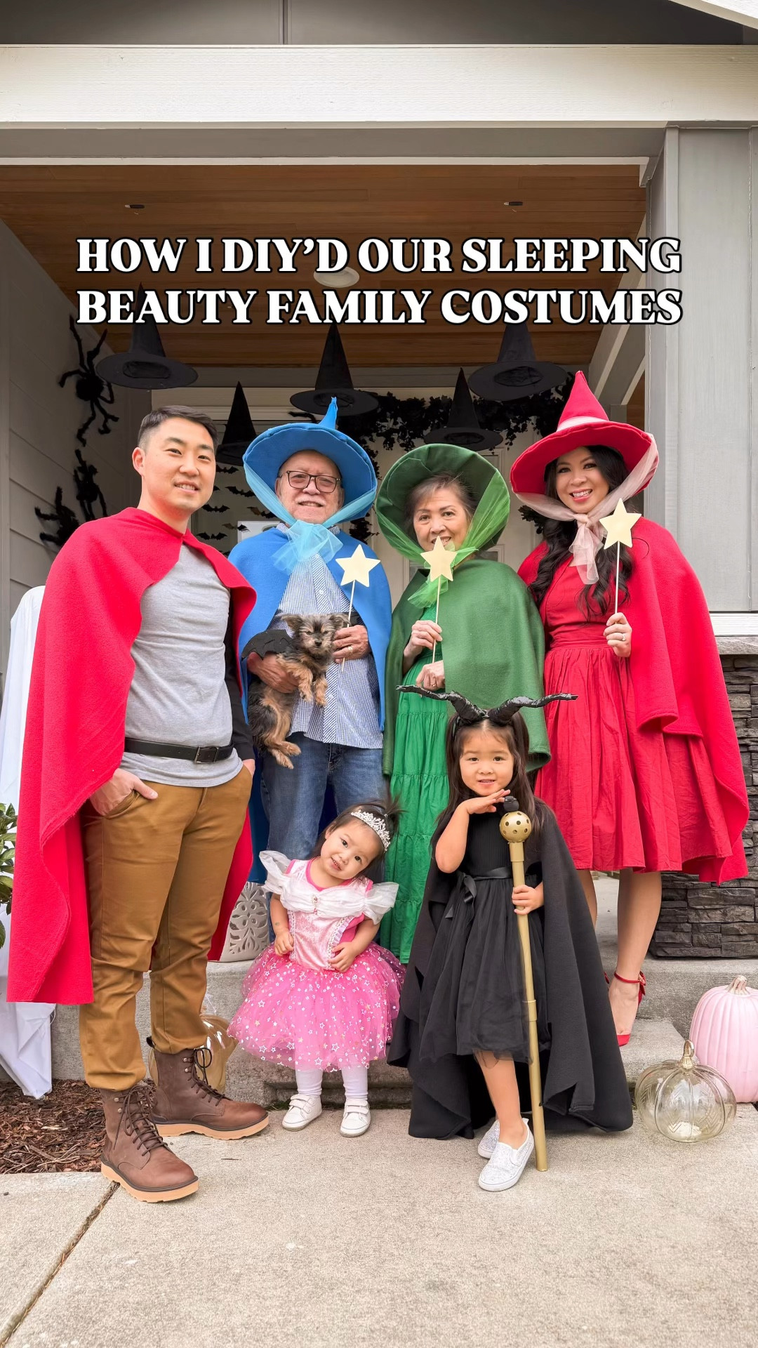 Our DIY Sleeping Beauty family costumes from last year! My favorite one that we've done and I don't know if we can ever top it. Any guesses on what we'll be dressing up as this year?! #familycostumes #diyhalloweencostume #disneysleepingbeauty

Toddler girl dress, midi dress, boots, princess dress, crown, felt fabric, witch hats

#LTKHalloween #LTKStyleTip #LTKFamily