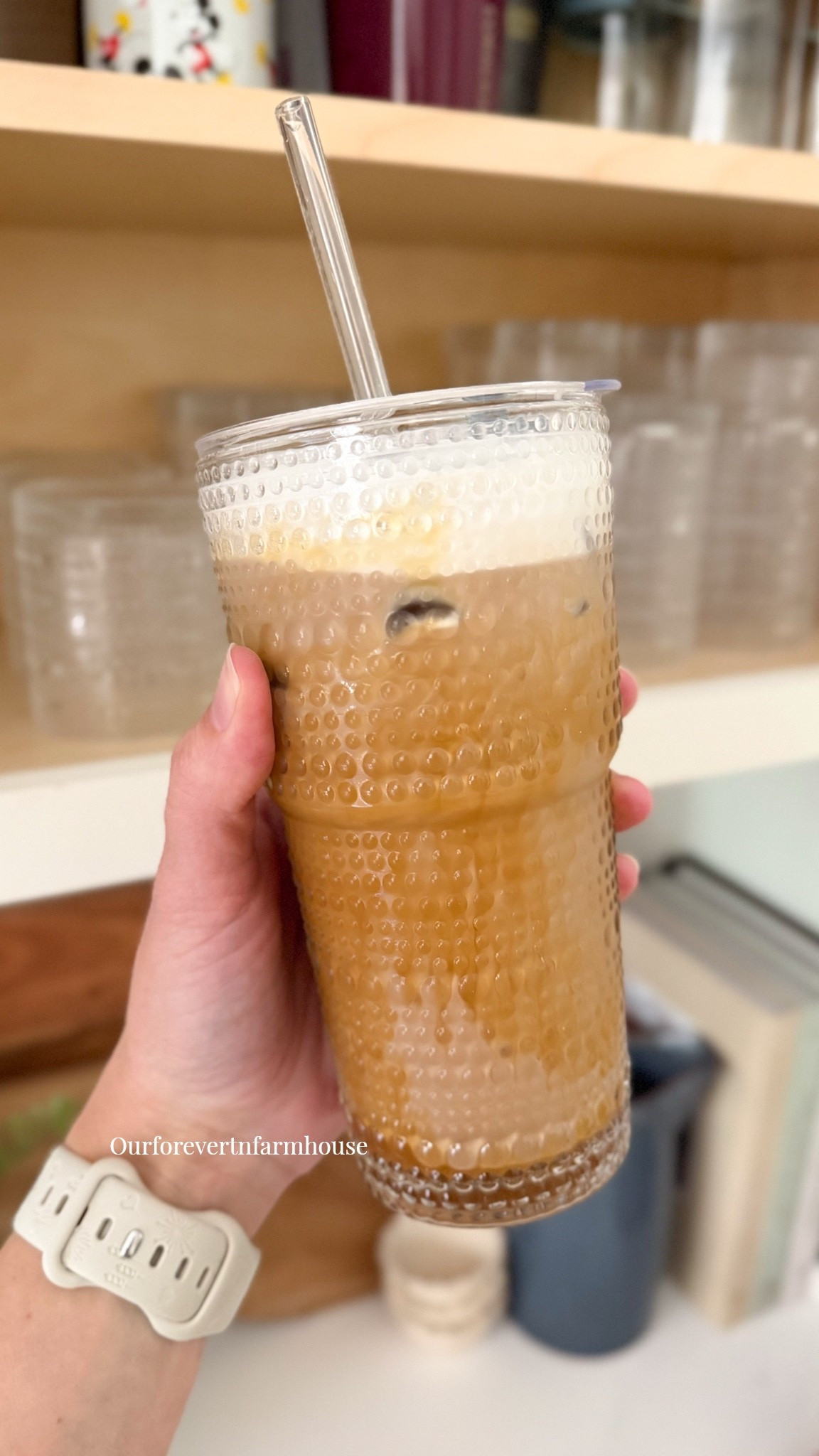 Iced coffee tastes better in hobnail glasses 

￼

#LTKHome