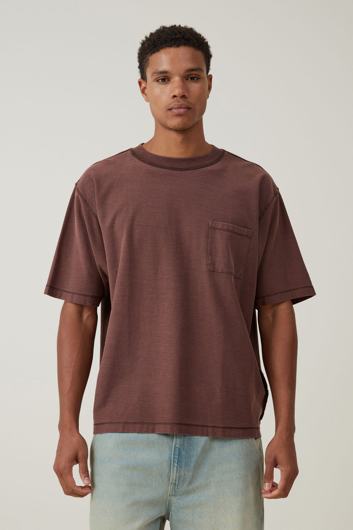 Crop Fit Reversed T-Shirt | Cotton On (US)
