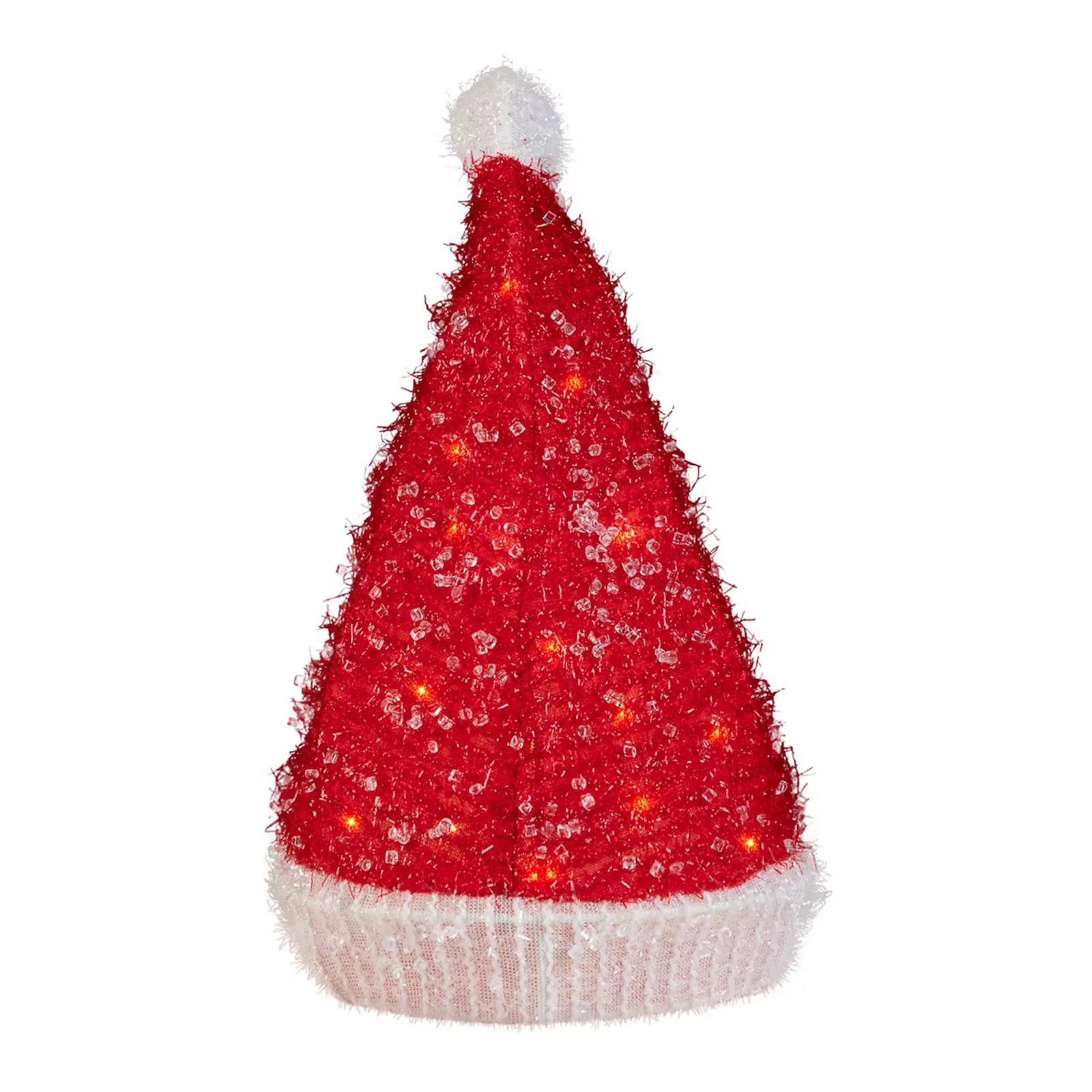 Northlight Light-Up Santa Hat Christmas Tree Topper, Red | Kohl's