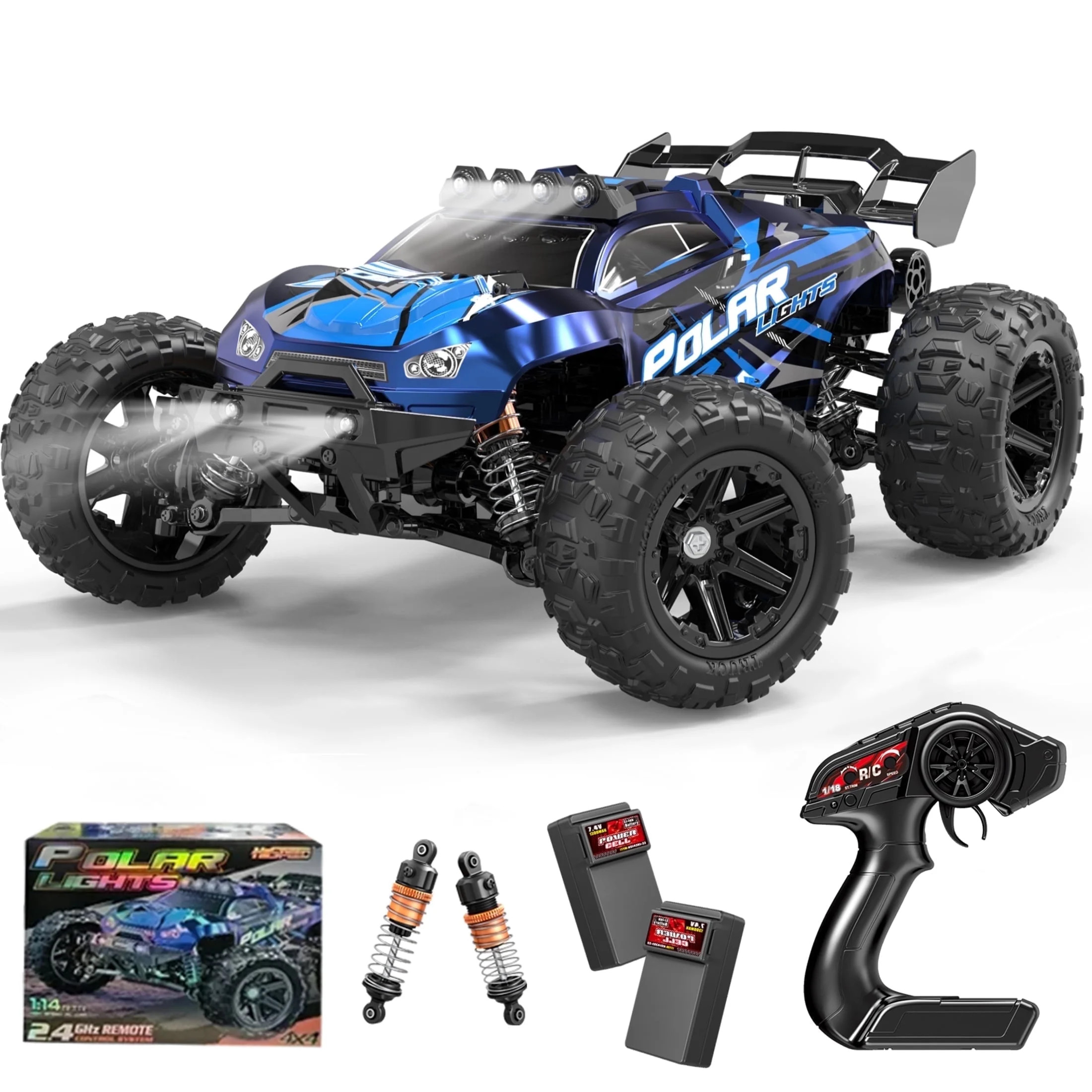 FAGINEY RC Cars for Adults Fast 40+MPH 1:14 Waterproof Off-Road RC Truck 4WD All Terrain High-Spe... | Walmart (US)