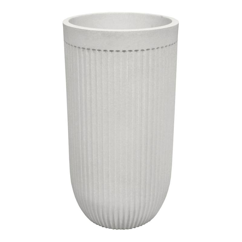 Japi Off-White Fluted Tall Outdoor Planter, 22"








	
		
		
			
				Write a Review
			
		
	

... | At Home