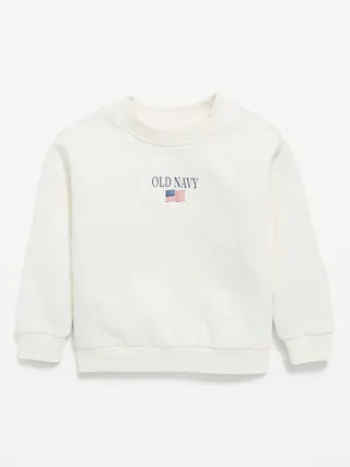 Oversized Unisex Logo-Graphic Sweatshirt for Toddler | Old Navy (US)