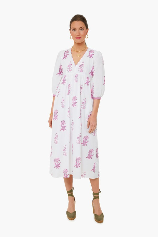 Lilac Agapanthus Lydia Dress | Tuckernuck (US)