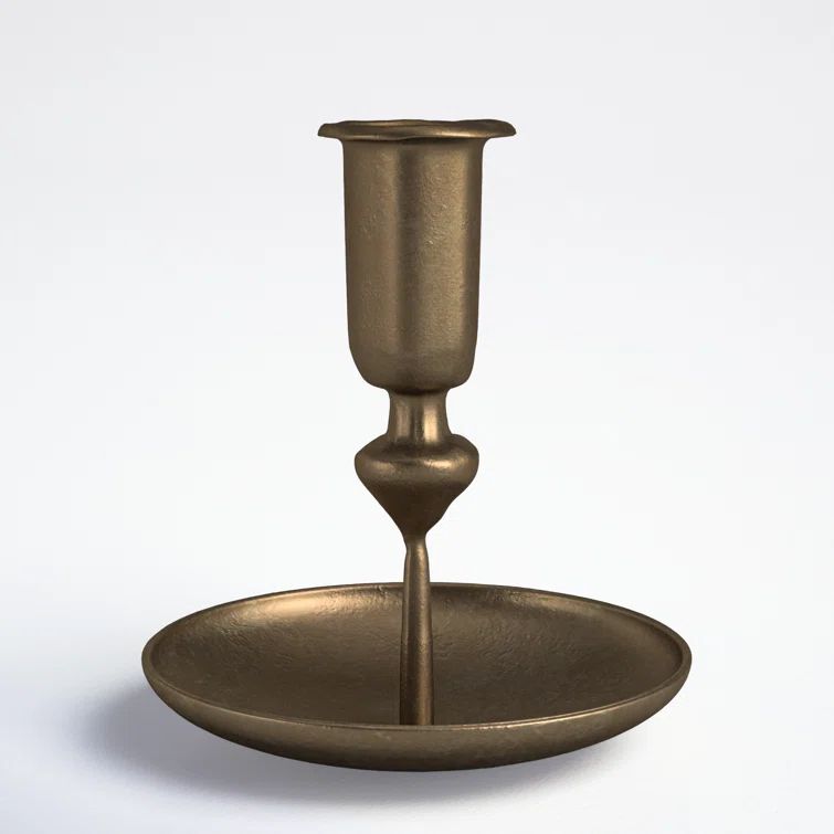 Brass Tabletop Candlestick | Wayfair North America