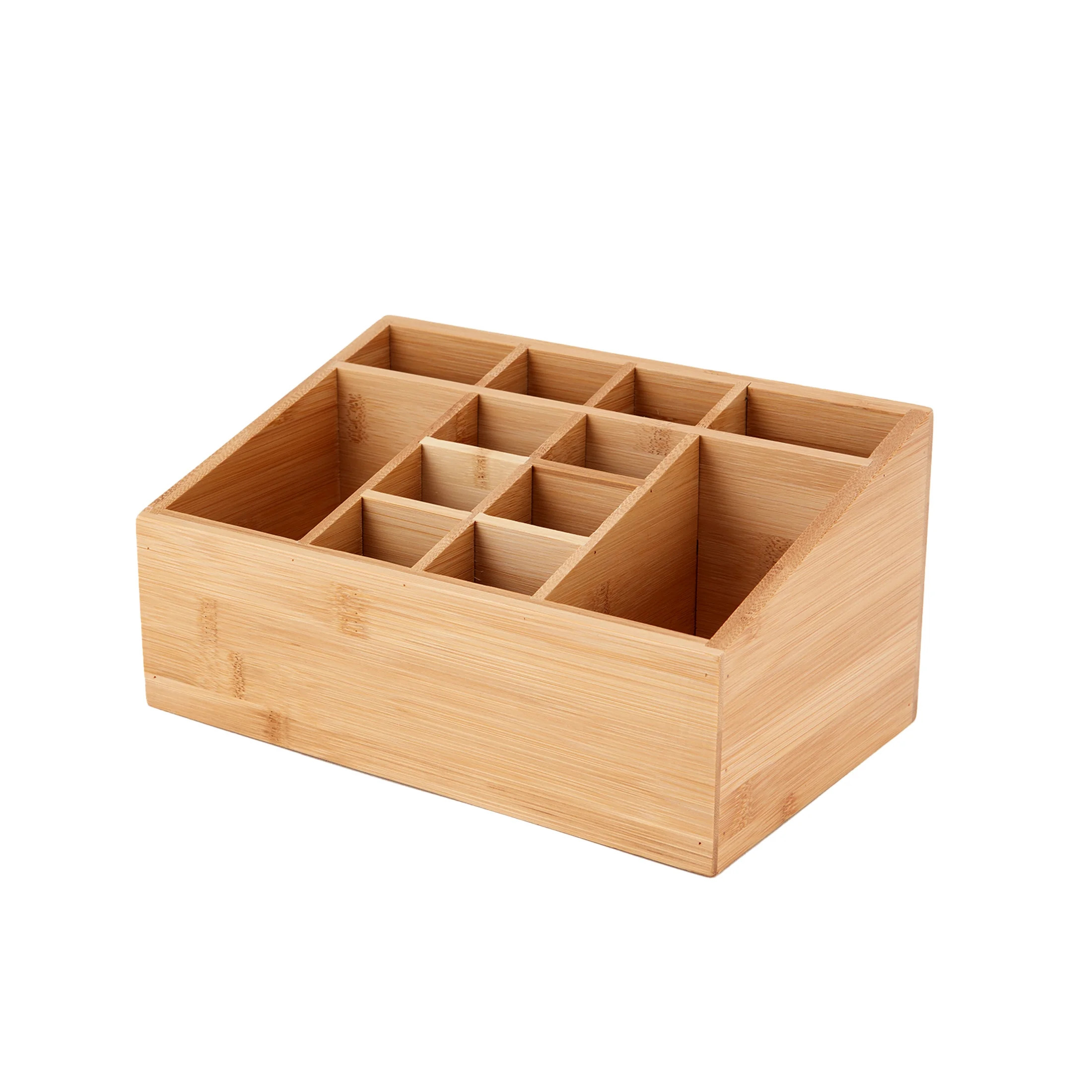 Better Homes & Gardens Bamboo Bathroom Cosmetic & Toiletry Organizer - Walmart.com | Walmart (US)