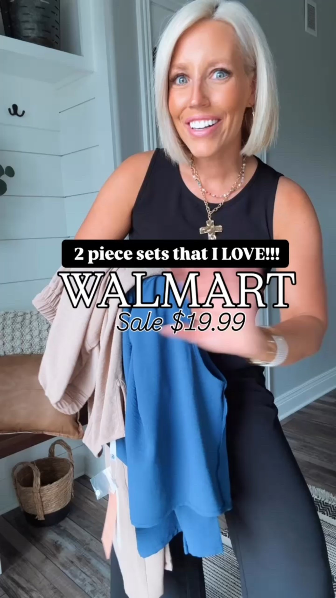I love these sets and you will too!!! I wore the black one to travel home on my last vacation! It’s so comfy and doesn’t wrinkle easily! They look great dressed up or down!!! Only $23.99 right now! 
⬇️⬇️⬇️
Sets size small
Sweater medium
Denim jacket small
Sneakers TTS
Heels sized up 1/2 size 
Sandals sized up an entire sizee


#LTKWatchNow 

#LTKFindsUnder50 #LTKSaleAlert