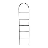 Creative Co-Op Decorative Bamboo Modern Towel Storage, Matte Black Finish Blanket Ladder | Amazon (US)