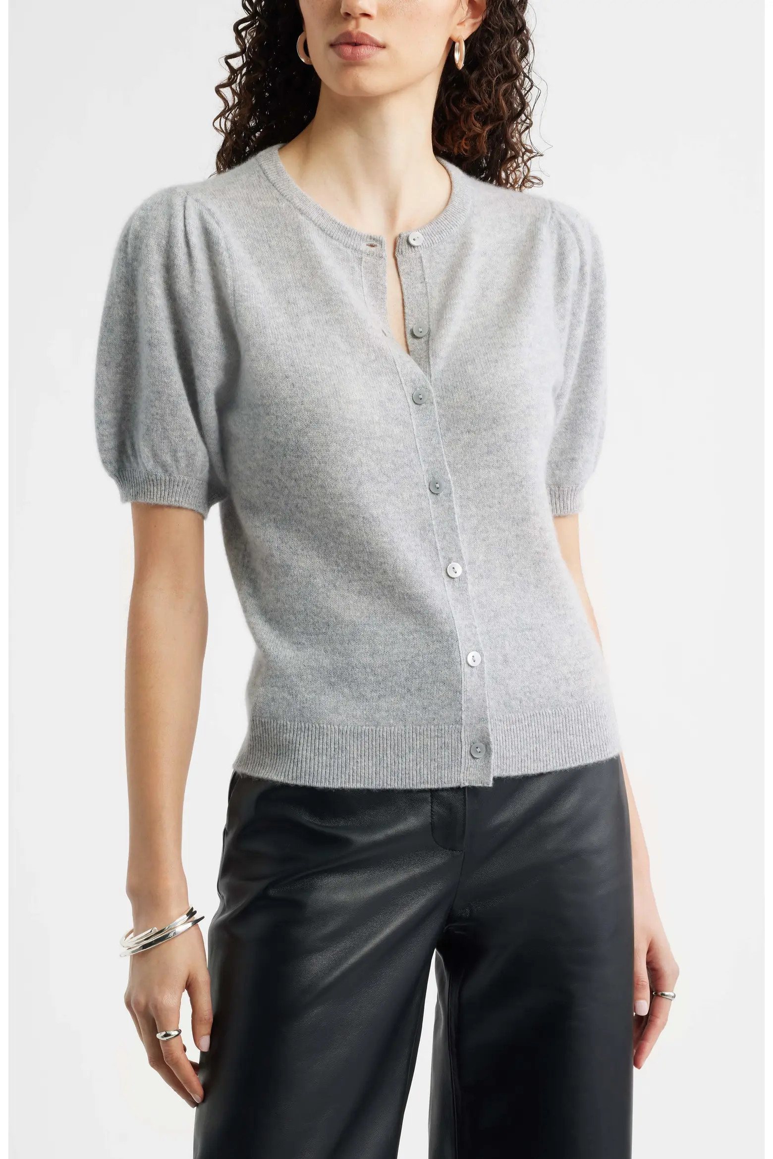 Puff Sleeve Cashmere Cardigan (Women) | Nordstrom | Nordstrom
