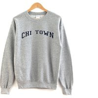 Chi Town Chicago Illinois Sweatshirt Unisex Crewneck | Etsy (US)