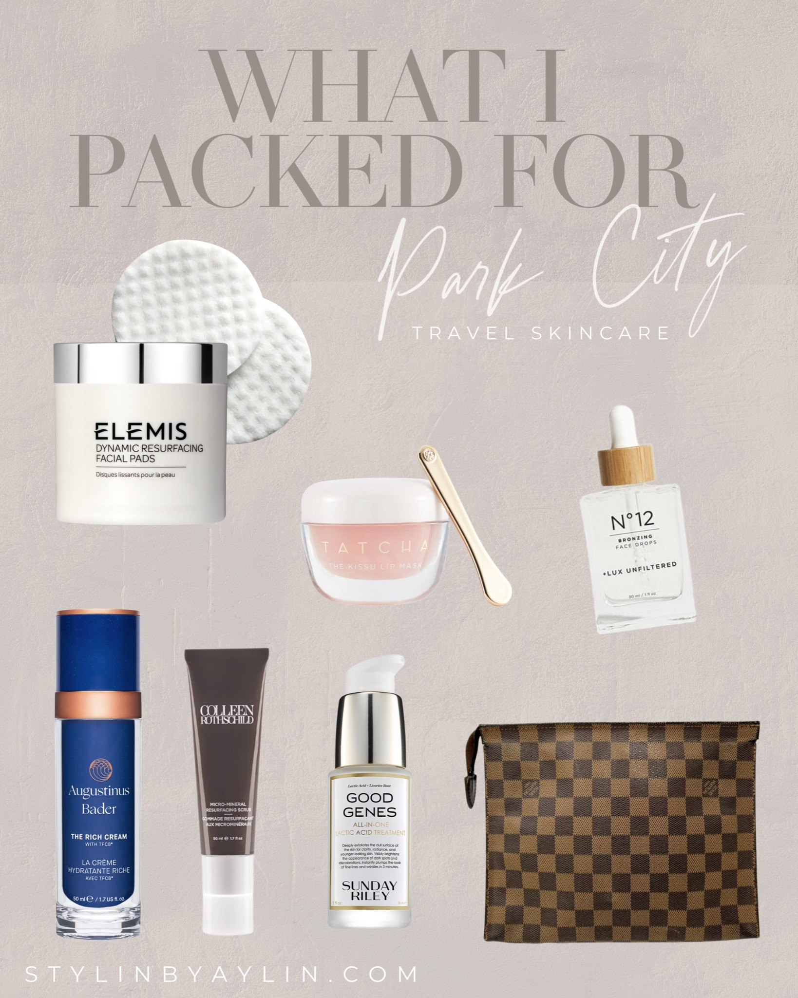 What I packed, travel skincare, beauty picks, makeup, skincare #StylinbyAylin 

#LTKSeasonal #LTKstyletip #LTKbeauty