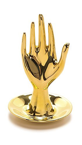 Jonathan Adler Women's Hand Ring Holder, Brass, Gold, One Size | Amazon (US)