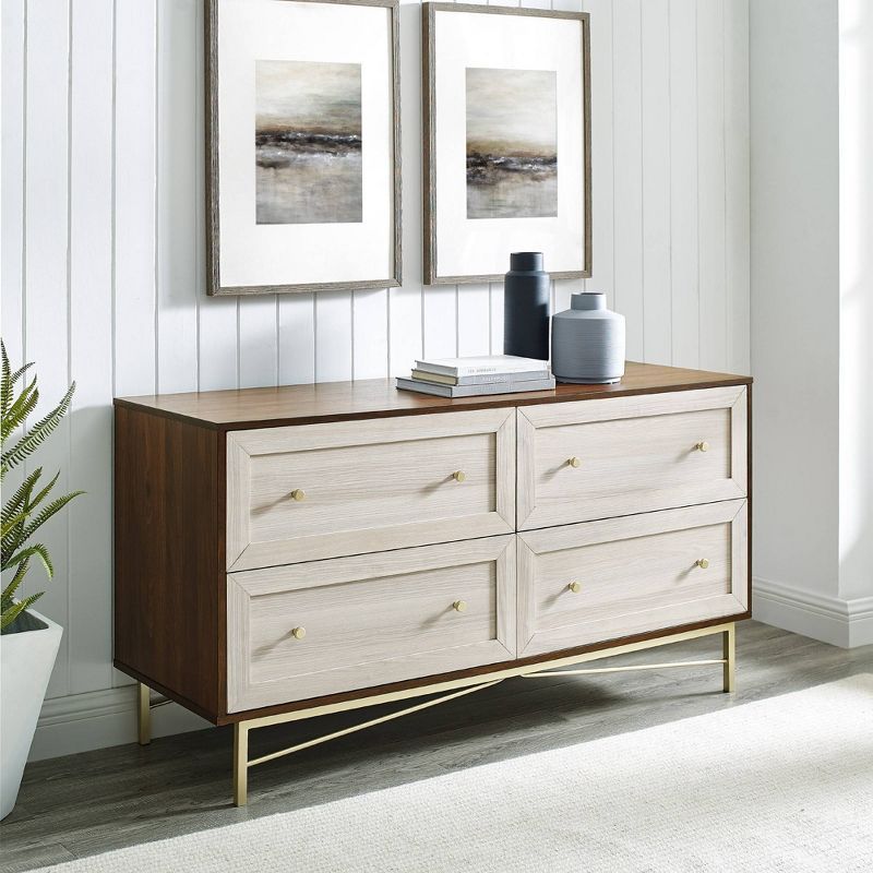 Jones Horizontal Modern 4 Drawer Dresser - Saracina Home | Target