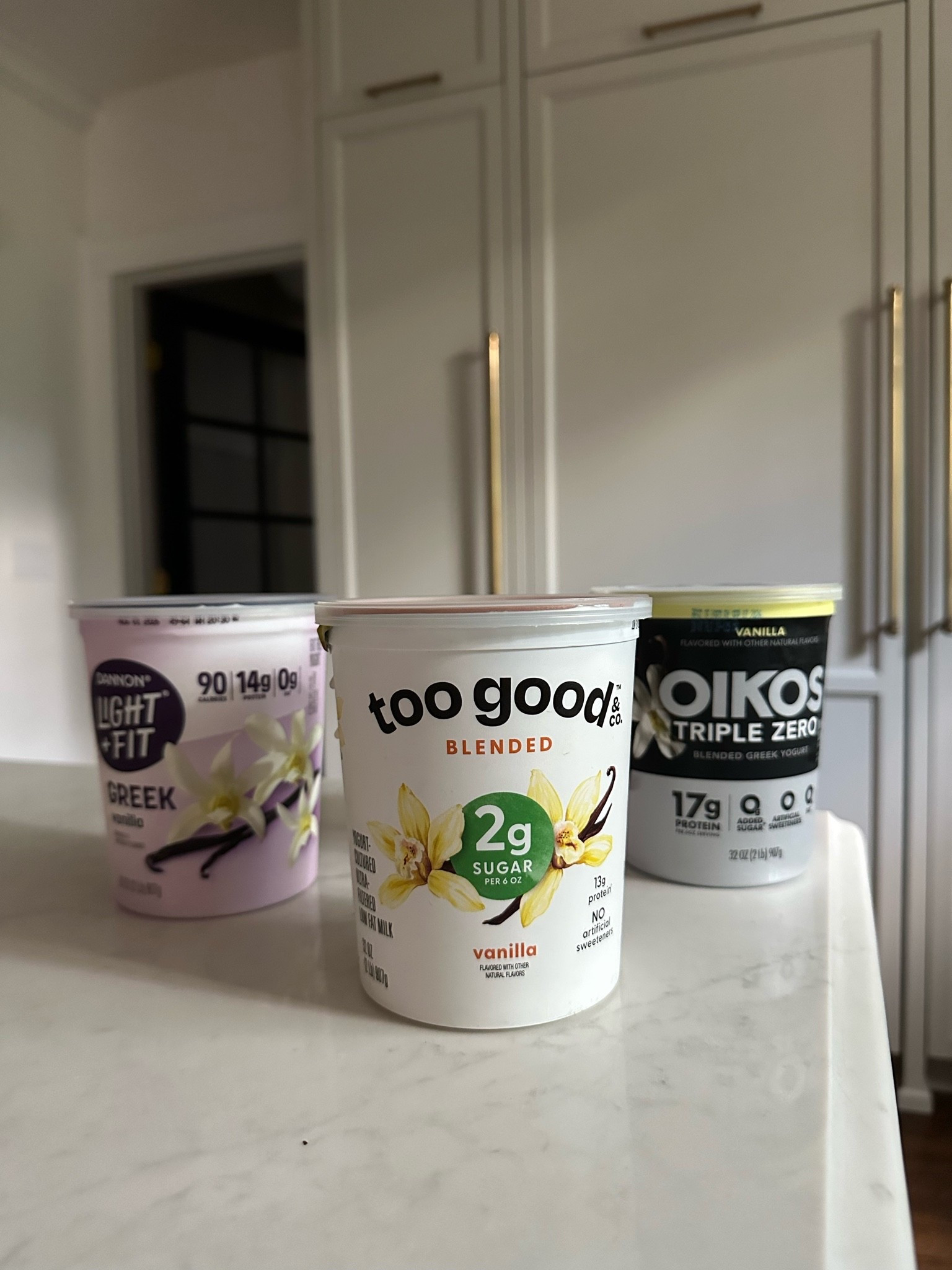 #AD We keep so many yogurts on hand but my current favorite is the @oikos Triple Zero Vanilla that has 17g of protein per serving, have you tried it?

#TargetPartner #TargetFinds @oikos @toogoodandco @lightandfit @target