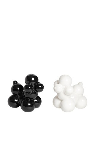 Jonathan Adler Poodle Salt & Pepper Set in Black,White. | Revolve Clothing (Global)