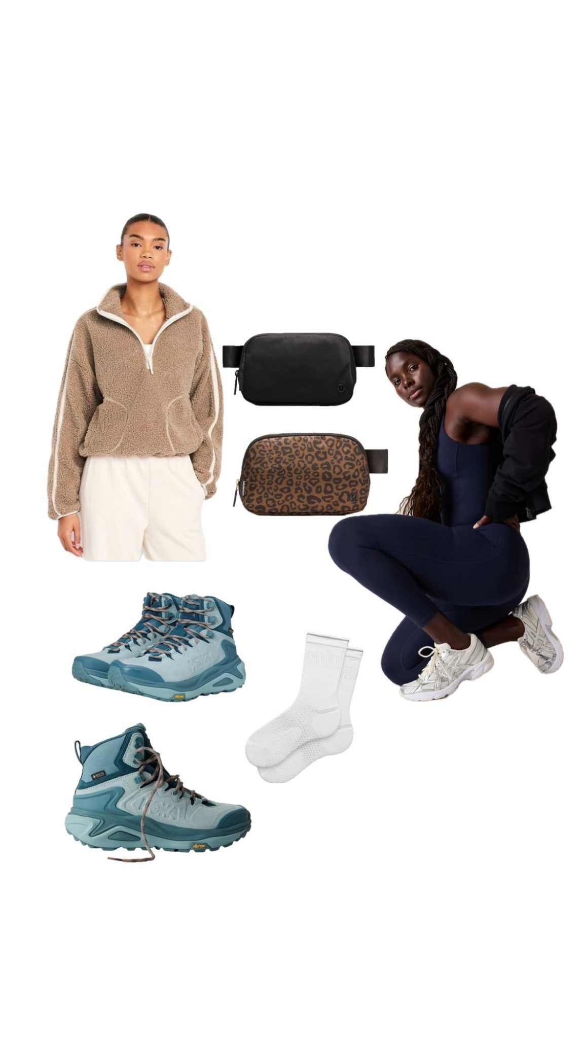 Hiking outfit must-haves 🌲✨
So many questions on this look, so I’m linking everything! This sherpa sweatshirt is back again this year (a total staple!). The one-piece bodysuit is one of my faves—I have it in two colors and it’s on major sale right now + an extra 30% off at checkout. My HOKA hiking boots are a must for comfort, and I never go without a belt bag for the trails. All linked! 🤍

#LTKActive #LTKFallSale #LTKSeasonal