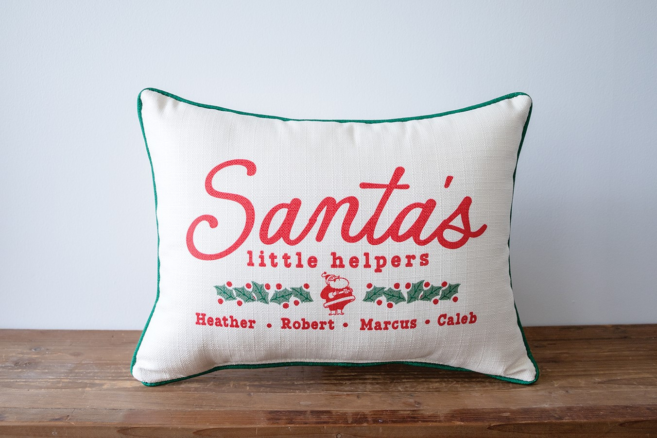 Santa S Little Helpers Pillow | Little Birdie | Little Birdie