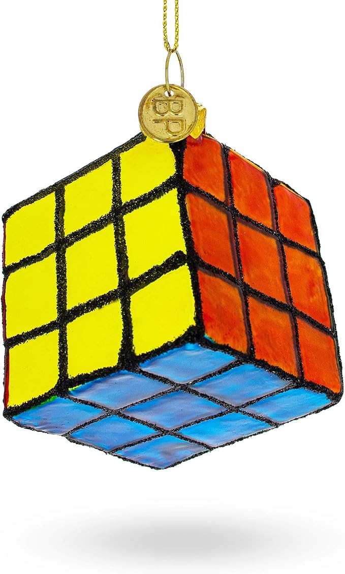 Enigmatic Magic Cube - Blown Glass Christmas Ornament | Amazon (US)