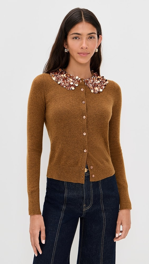 Margaux Embroidered Cashmere Cardigan | Shopbop