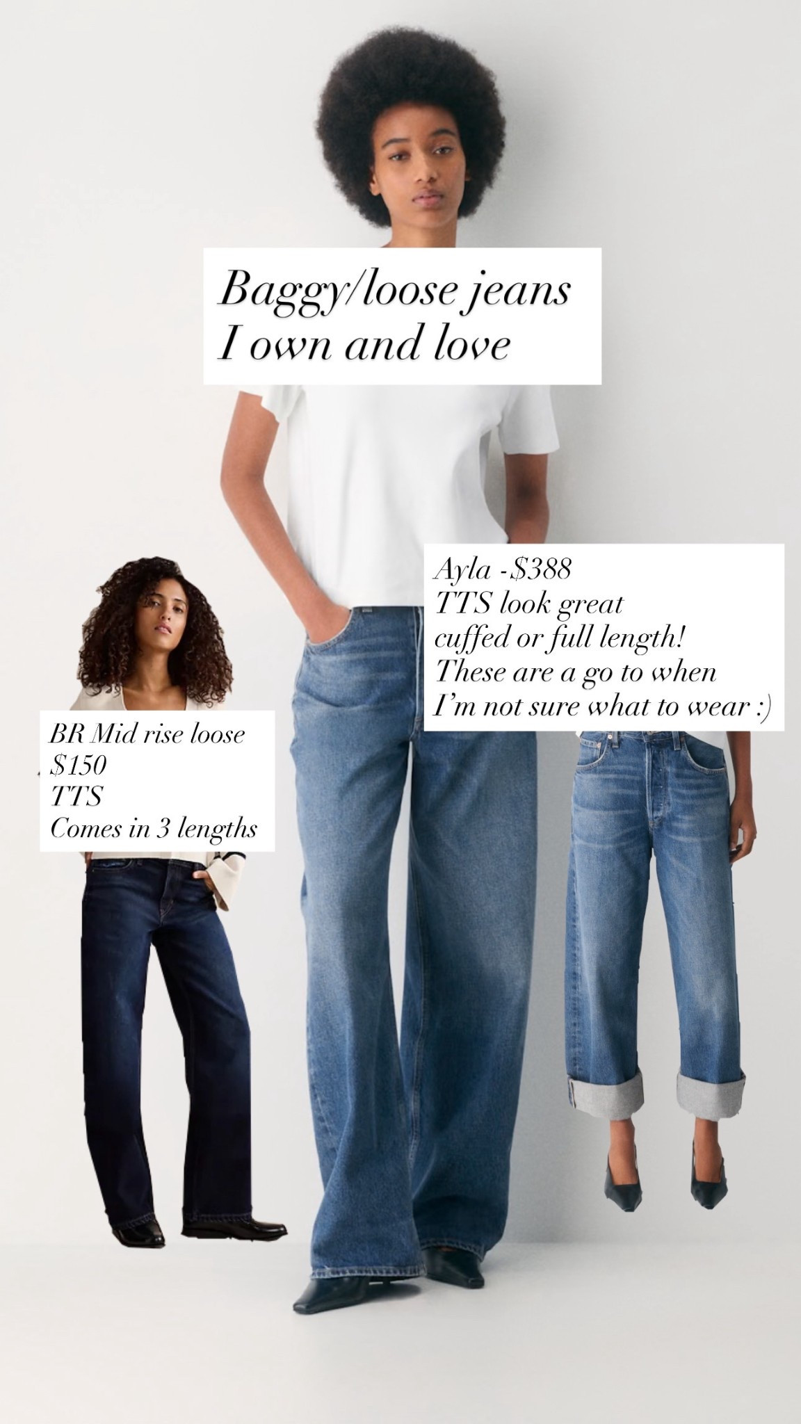 Baggy loose jeans I own and love 

#LTKstyletip