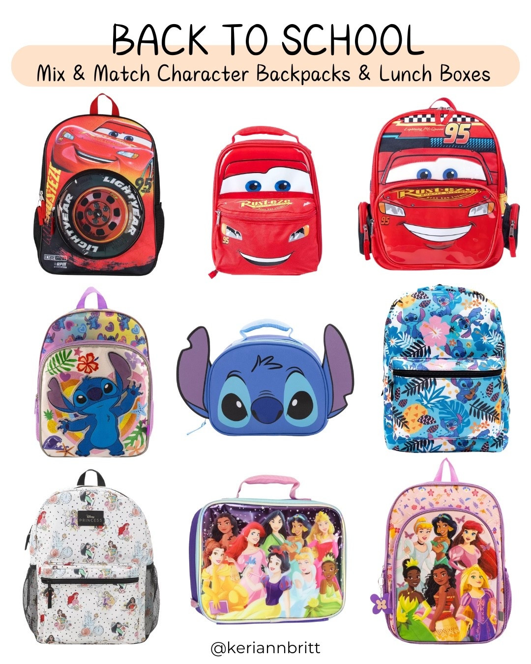 Kids Back To School Character Backpacks and Lunch Boxes

#LTKItBag #LTKKids #LTKSeasonal