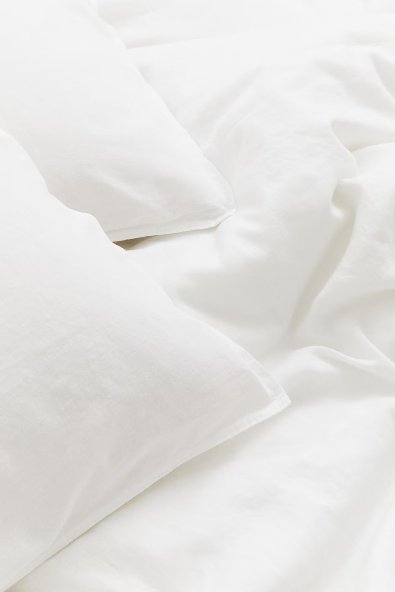 Linen-blend double/king size duvet cover set | H&M (UK, MY, IN, SG, PH, TW, HK)