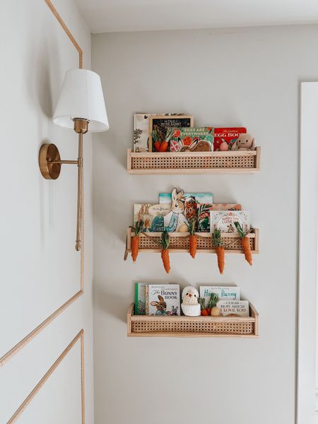 easter children’s book shelf refresh! we love doing these each season or holiday to make it extra special and fun for the kids! Here is everything I included🌼 

#LTKbaby #LTKSeasonal #LTKkids