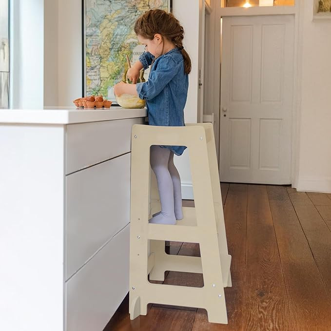 Stepup Baby Toddler Tower - Kids Helper Step Stool & Safety Rail for Child & Adjustable Height, D... | Amazon (US)