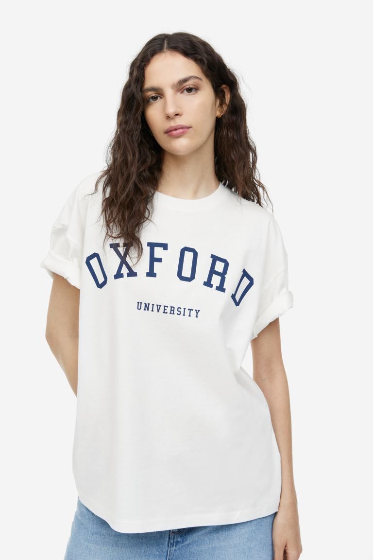 Oversized Printed T-shirt | H&M (US + CA)