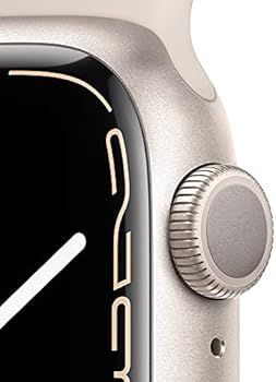 Apple Watch Series 7 [GPS 41mm] Smart Watch w/ Starlight Aluminum Case with Starlight Sport Band... | Amazon (US)