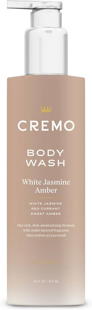 Cremo Skin Moisturizing White Jasmine Amber Women's Body Wash, Notes of White Jasmine, Red Curran... | Amazon (US)