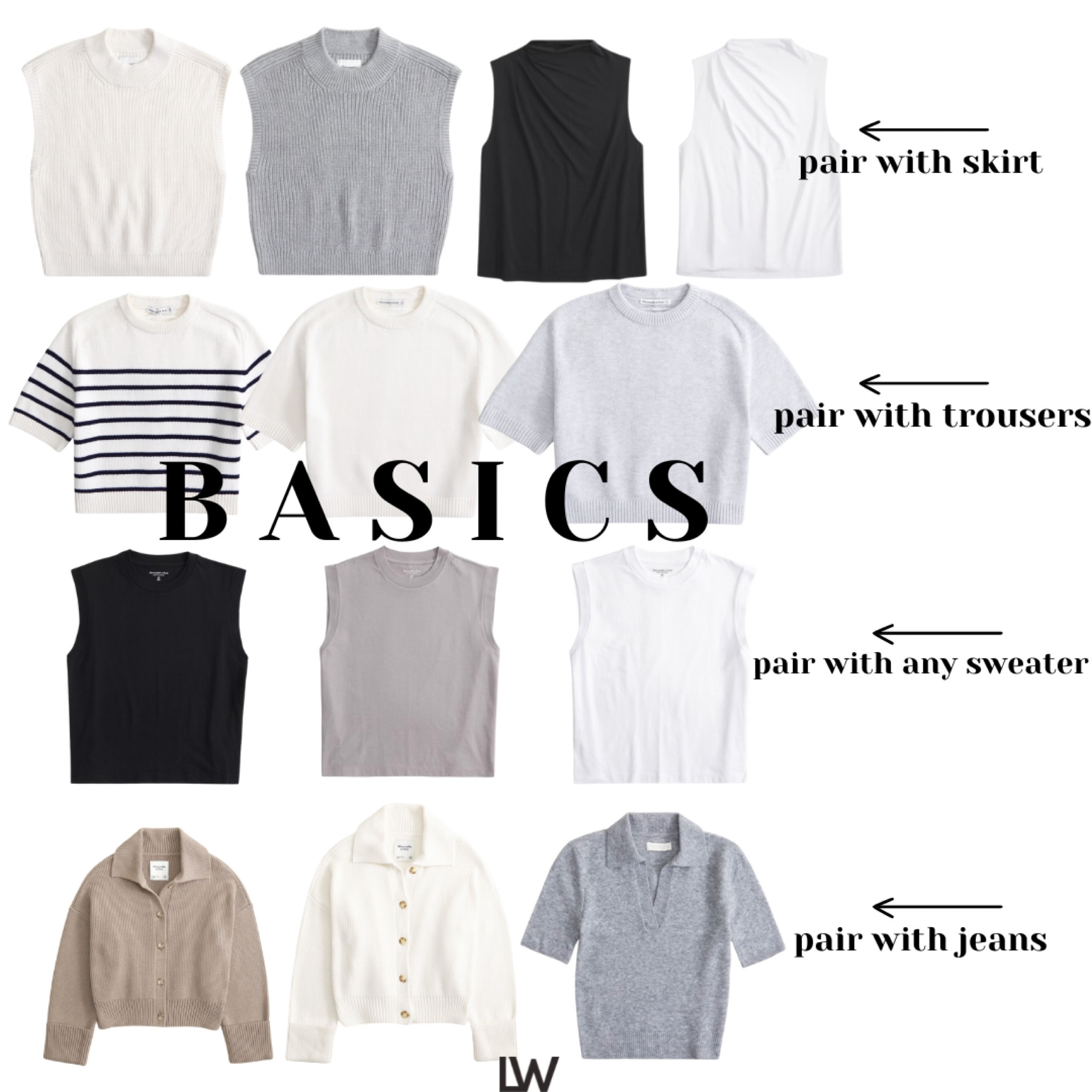 Wow the basics from Abercrombie right now are the best out there! Unreal cute for the price. Grab your tts! 🫶🏻

#LTKfindsunder50 #LTKfindsunder100 #LTKsalealert