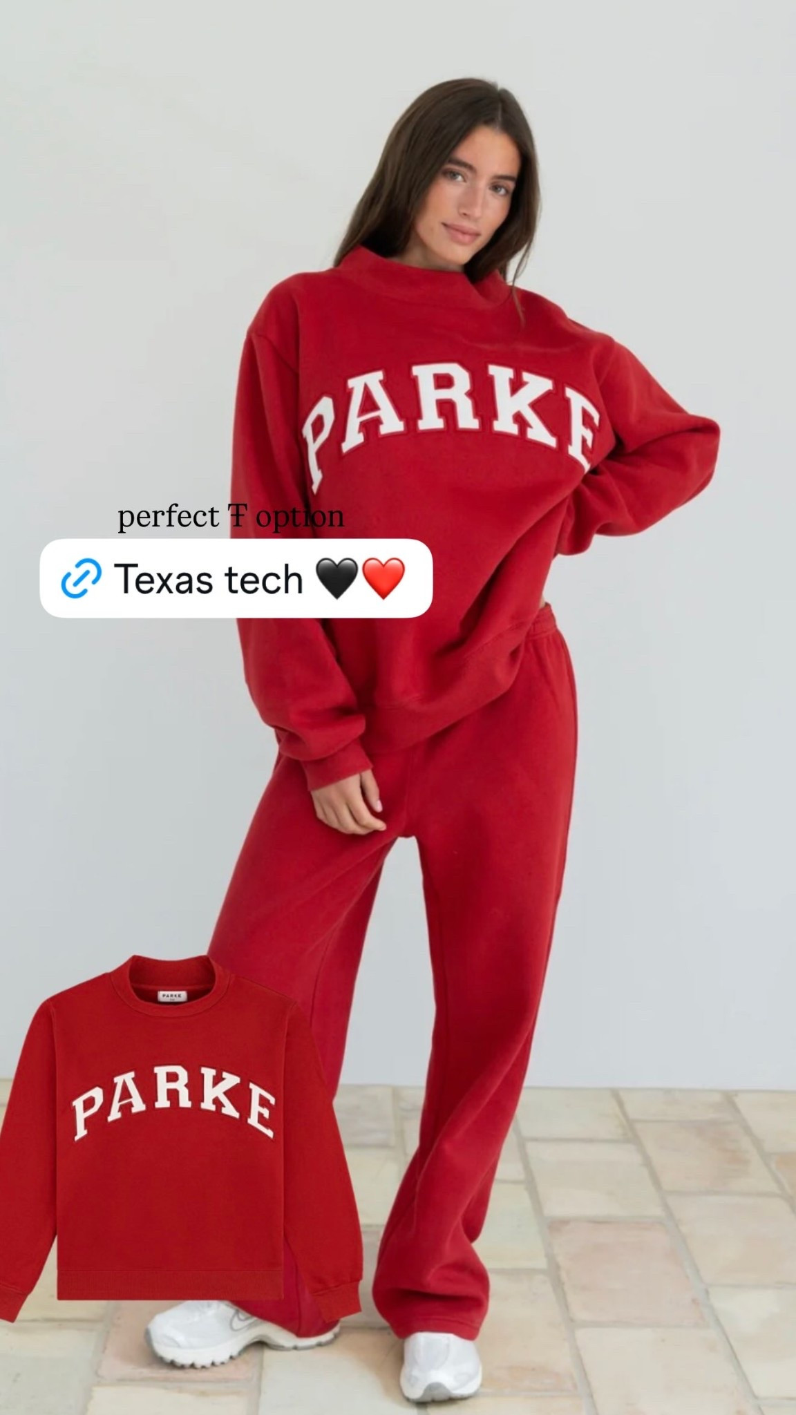 perfect Ŧ option!

Texas tech, college fashion, trendy fashion, fall fashion, Parke