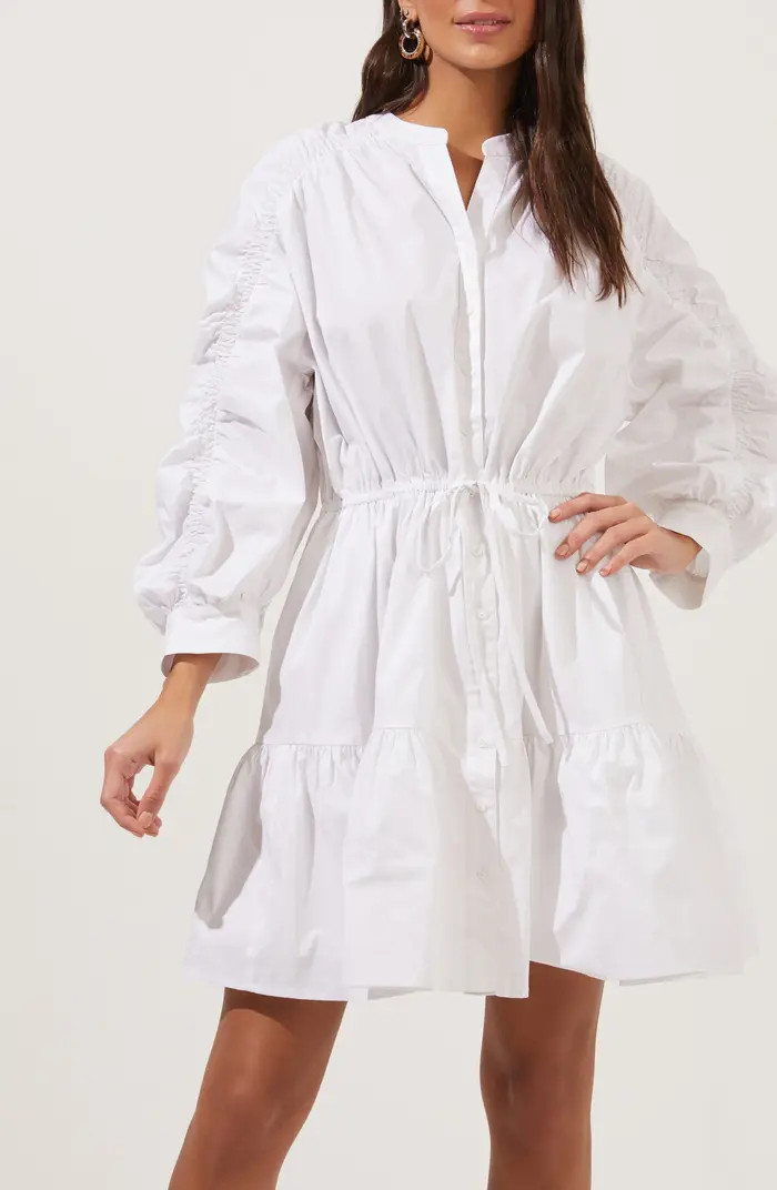 the Label Ruched Shirtdress | Nordstrom Rack