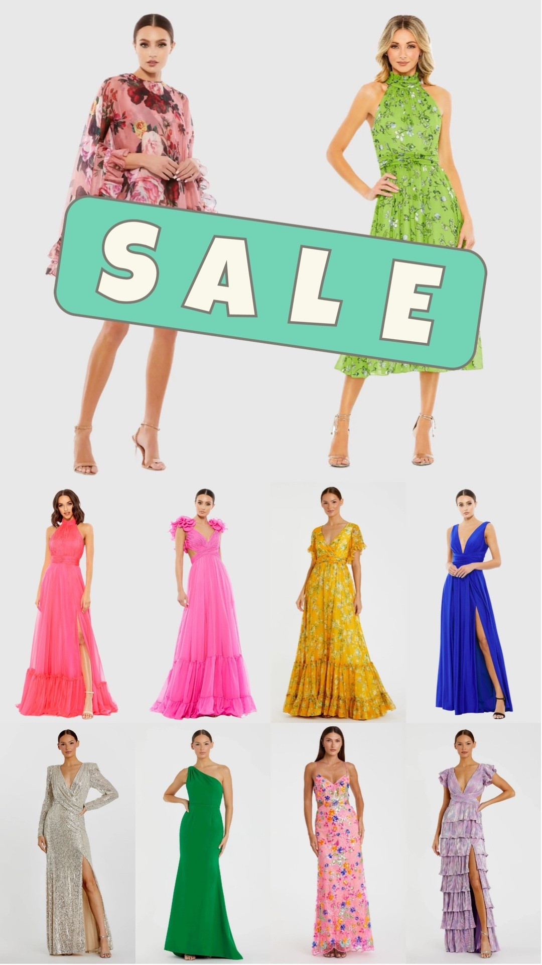 The Summer Clearance Event is happening right now at Mac Duggal and these festive wedding guest looks are included for a limited time only! 

Up to 60% off. 

Wear to a dressy glam, tropical, beach, or destination wedding!

Colorful full length dress, Mac Duggal dress, outdoor wedding, garden party, summer wedding, summer dresses, wedding guest dress summer.

#LTKWedding #LTKSeasonal #LTKSaleAlert