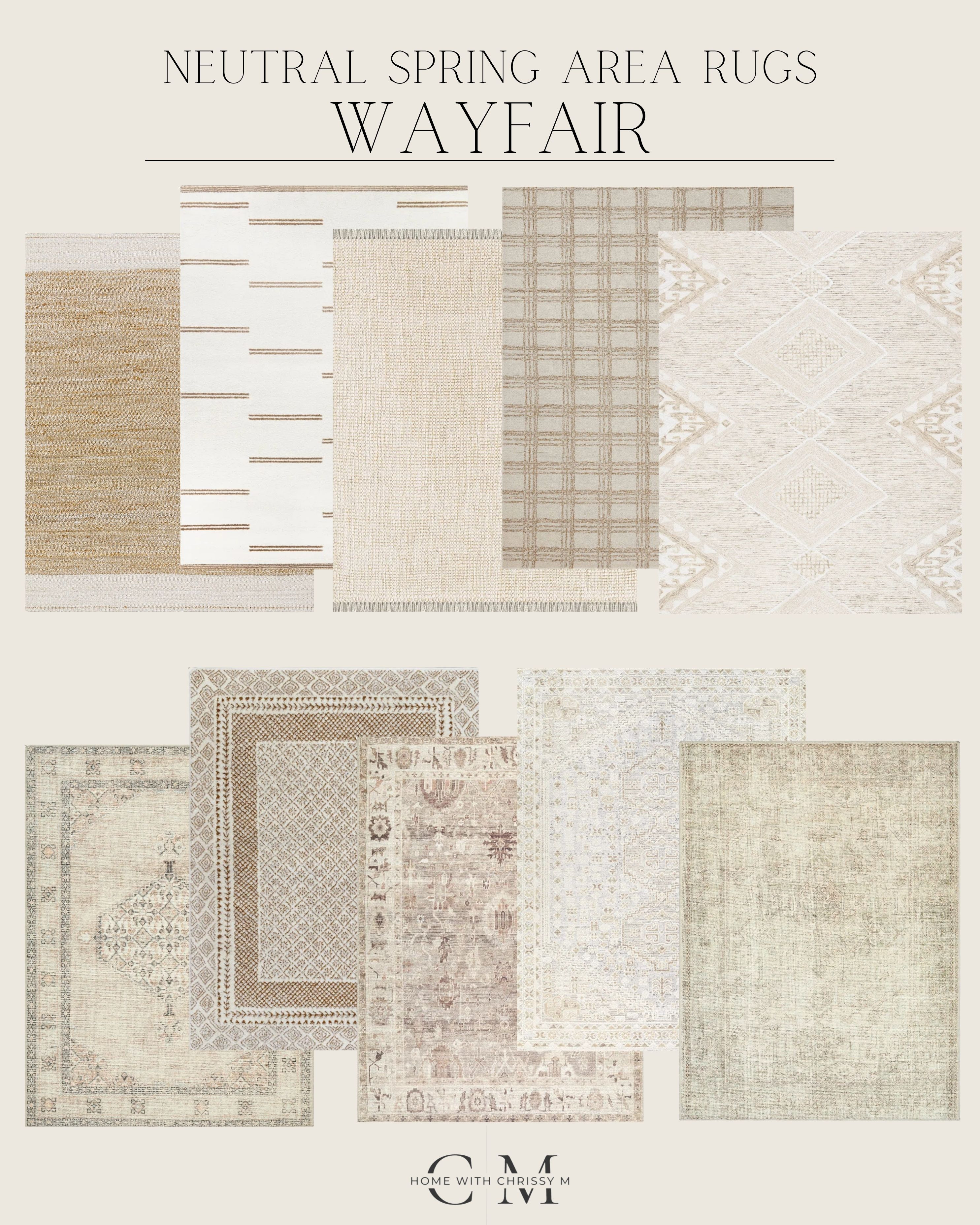 Neutral Spring Area Rugs from Wayfair!
Wayfair Home / Wayfair Spring / Neutral Home Decor / Spring Decor / Spring Textiles / Jute Area Rugs / Vintage Area Rugs / Neutral Area Rugs / Living Room Decor / Bedroom Decor / Spring Home /  

 

#LTKSeasonal #LTKHome