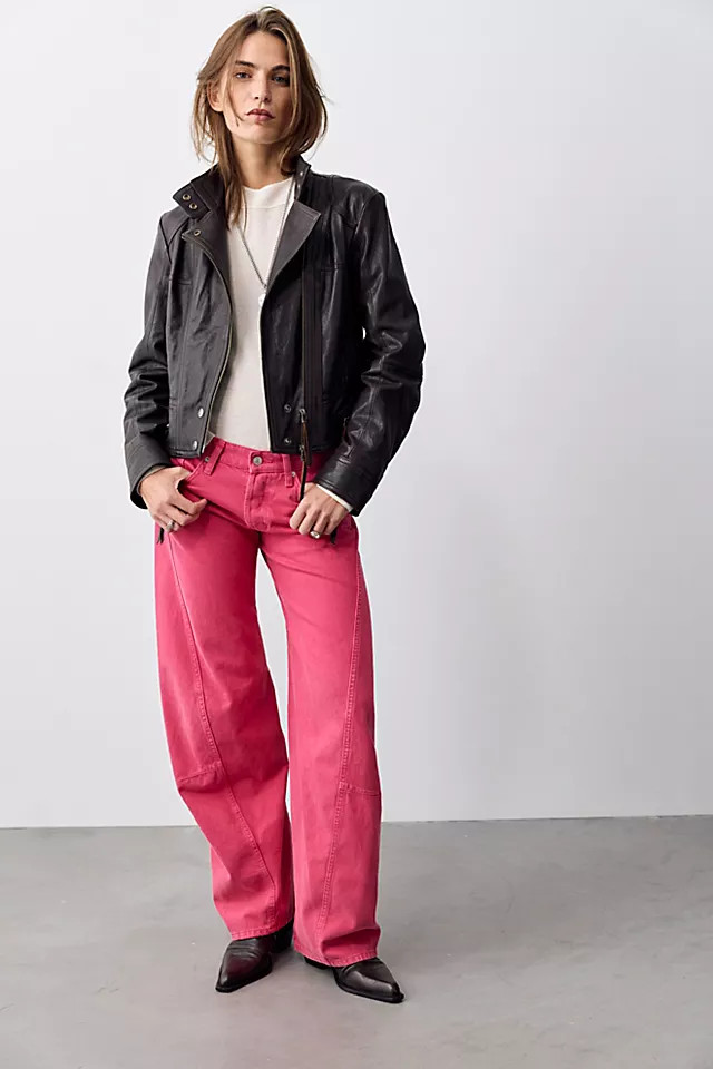 We The Free Fable Low-Rise Twisted Bowed Jeans | Free People (Global - UK&FR Excluded)