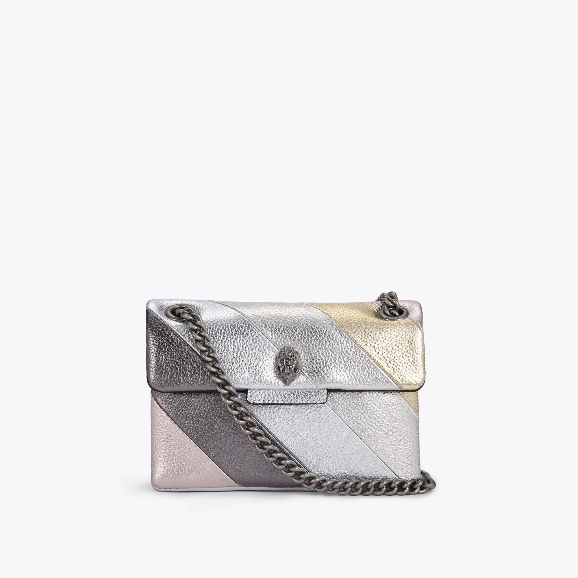 LEATHER MINI KENSINGTON Metallic Shoulder Bag by KURT GEIGER LONDON | Kurt Geiger (Global)