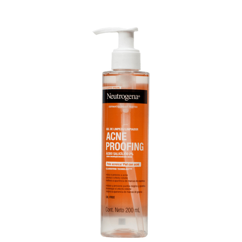 Neutrogena Acne Proofing
        
            
                 - Gel de Limpeza 200ml | Beleza Na Web (BR)