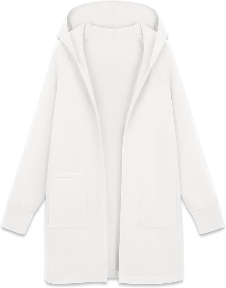 MAGCOMSEN Women's Cardigan Open Front Knit Hoodie Sweater Coatigan Jacket 2024 Casual Fall Trendy... | Amazon (US)