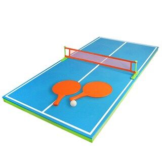 Swim Central 54" Blue and Orange Floating Ping-Pong Table Swimming Pool Game | Michaels | Michaels Stores