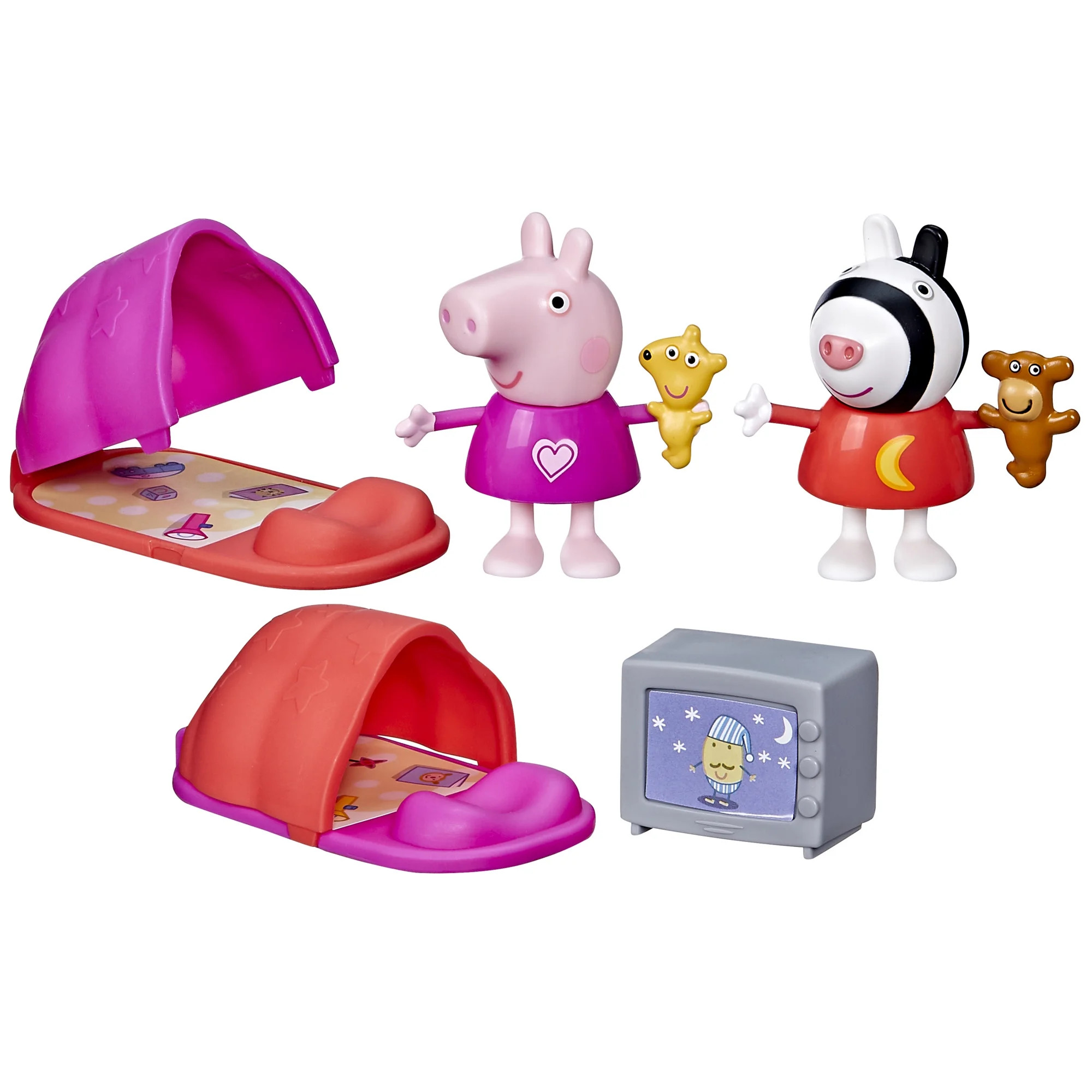 Peppa Pig: Peppa's Adventures Peppa's Sleepover Kids Toy Action Figure Set for Boys and Girls, 5 ... | Walmart (US)