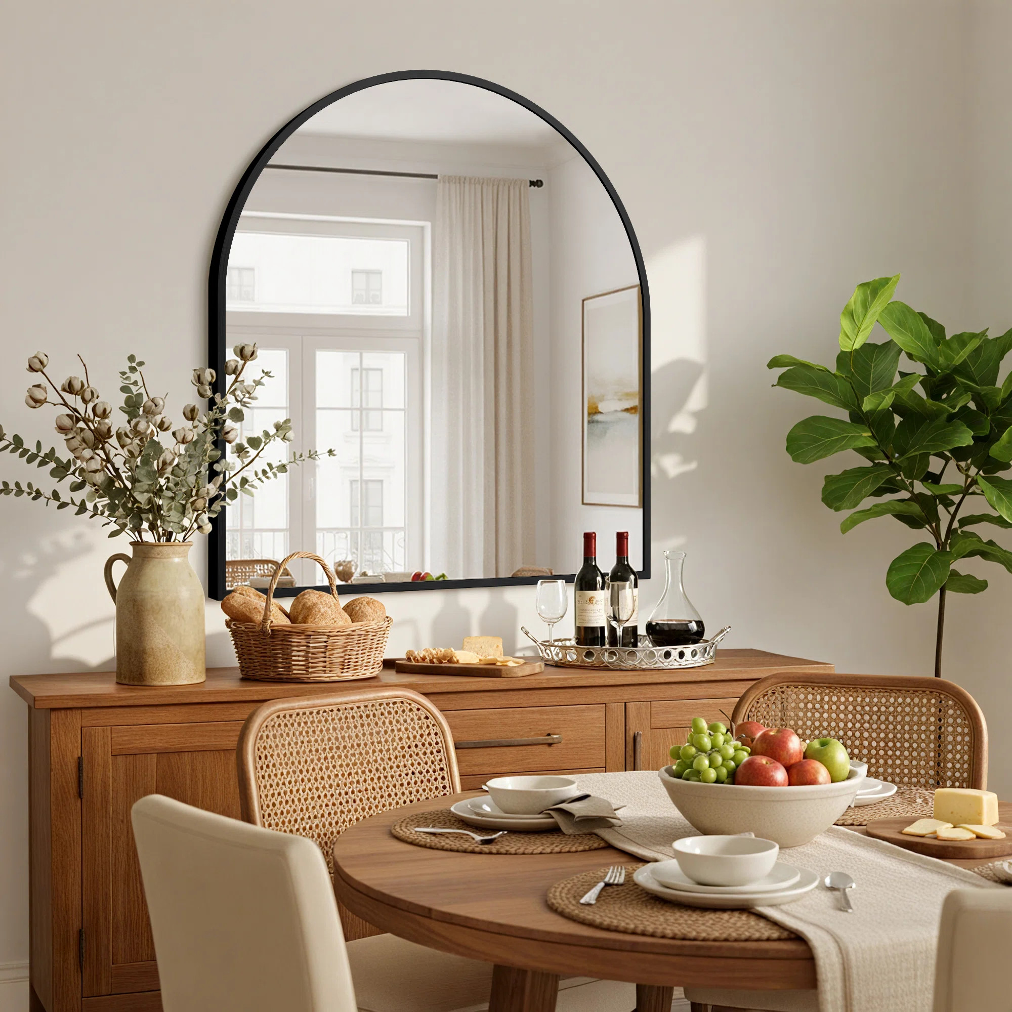Carine Metal Flat Mirror | Wayfair North America