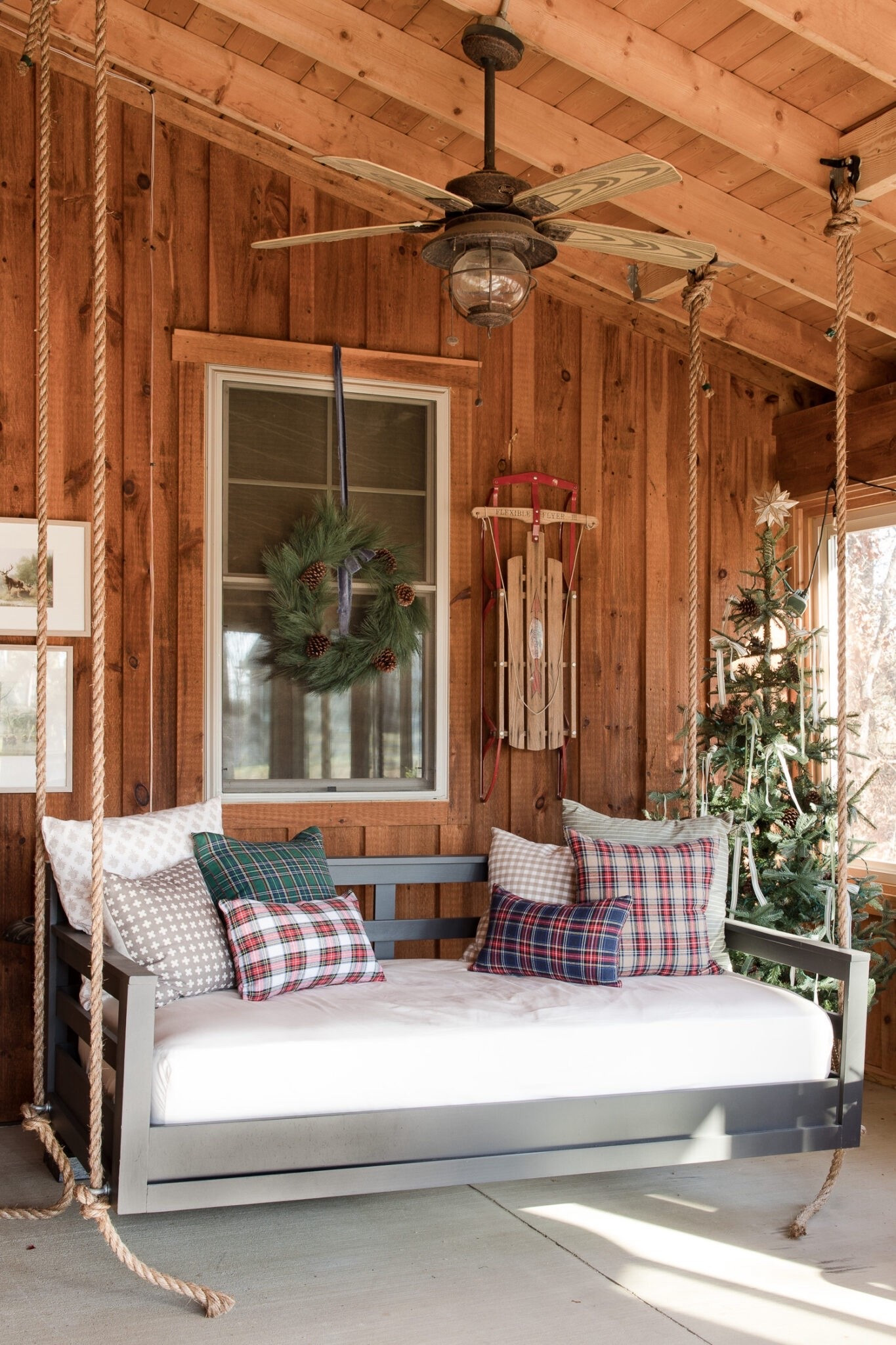 Christmas on the barn porch 

#LTKHoliday #LTKSeasonal #LTKHome