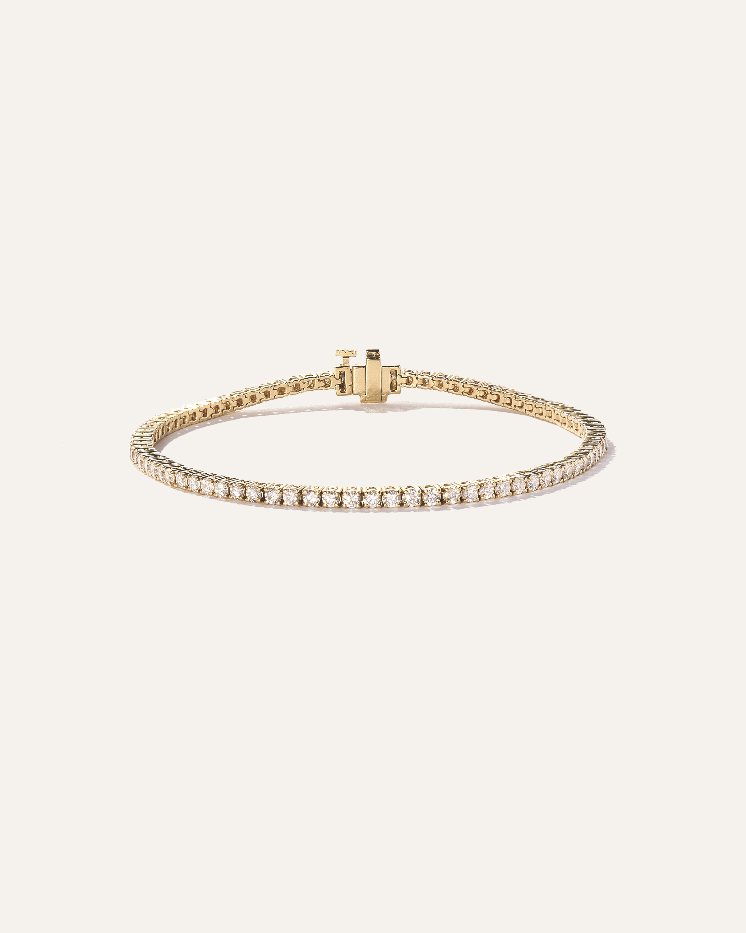 14K Gold Lab Grown Diamond Tennis Bracelet in Yellow Gold | Quince