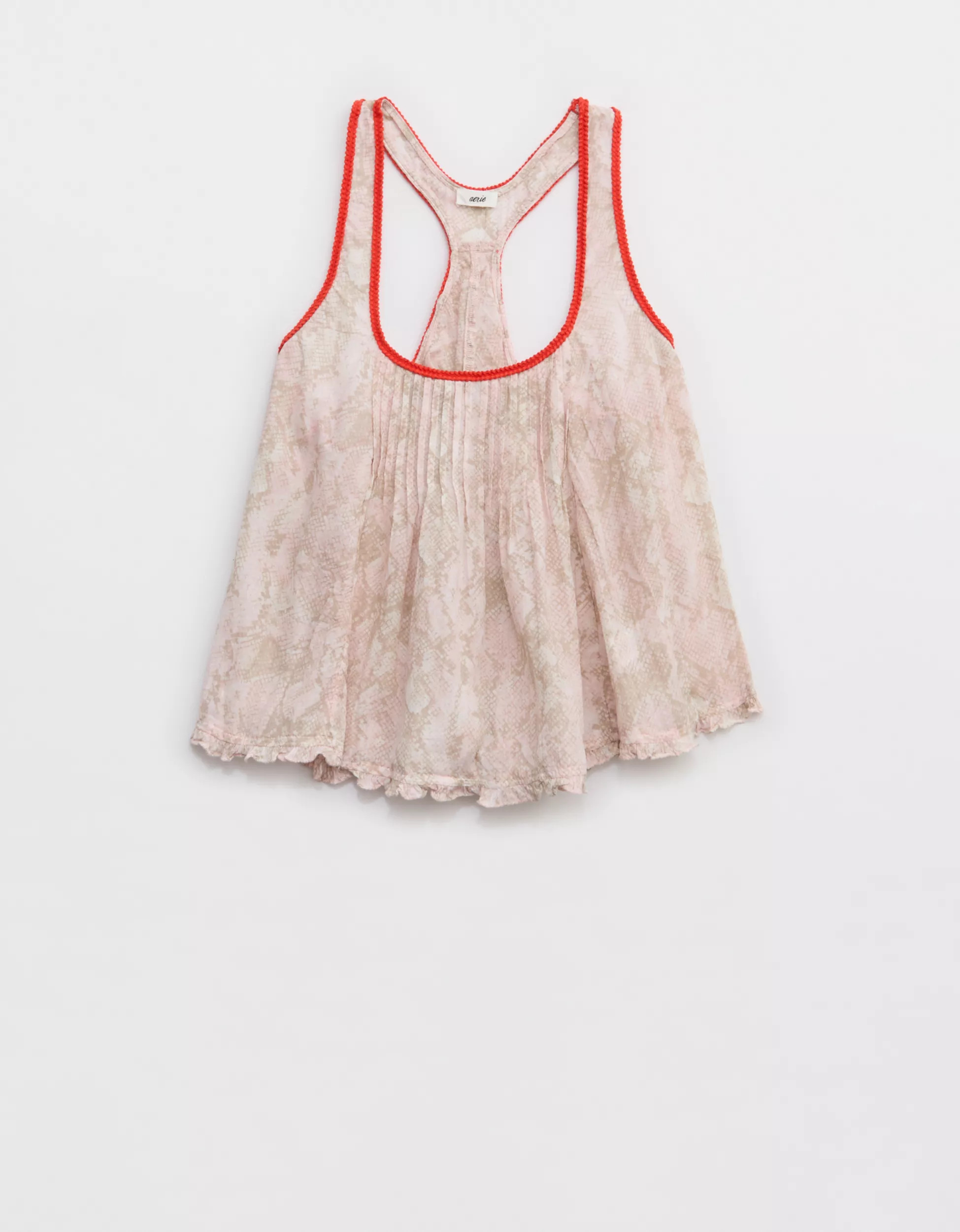 Aerie Woven Scoop Neck Tank Top | Aerie
