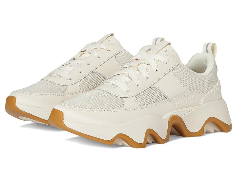 SOREL Kinetic Impact II Wonder Lace Women's Snow Shoes Chalk/Gum 17 : 5.5 B - Medium, Leather/Suede/Textile | Zappos