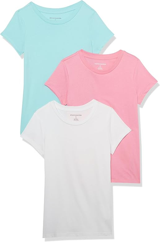 Amazon Essentials Girls and Toddlers' Short-Sleeve T-Shirt Tops (Previously Spotted Zebra), Multi... | Amazon (US)